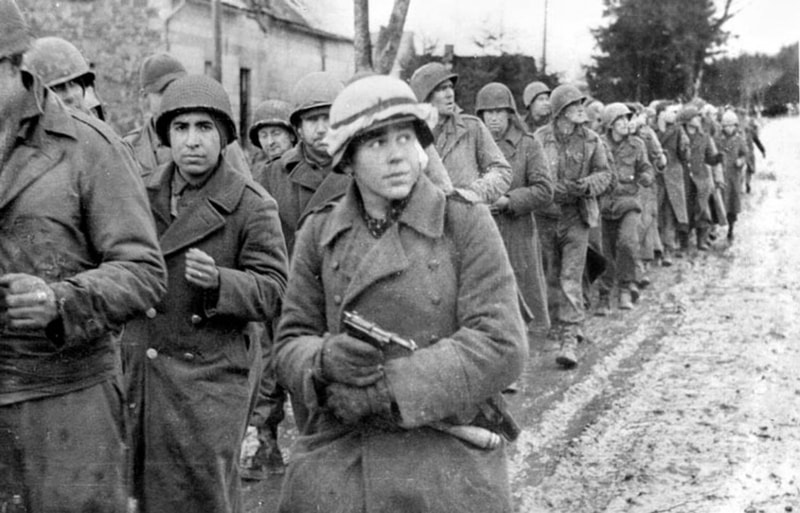 Ardenne: prigionieri americani della 99a Divisione catturati durante i primi due giorni della battaglia, 16-17 dicembre 1944